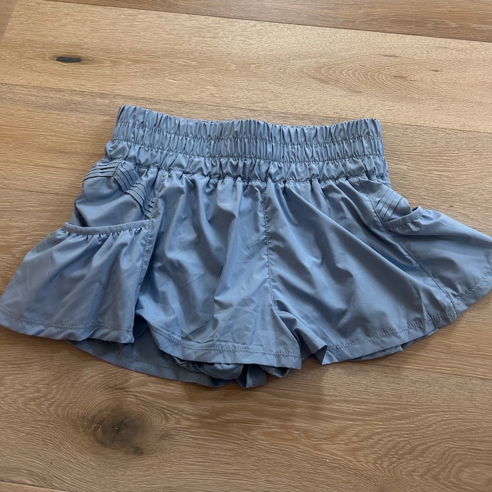 Free People Movement Get Your Flirt On Shorts - SIZE SMALL ; cloudy waters